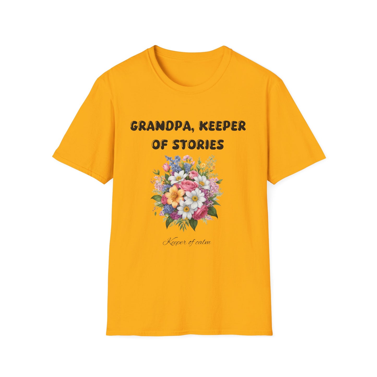 Grandpa, Keeper of Stories - T-Shirt