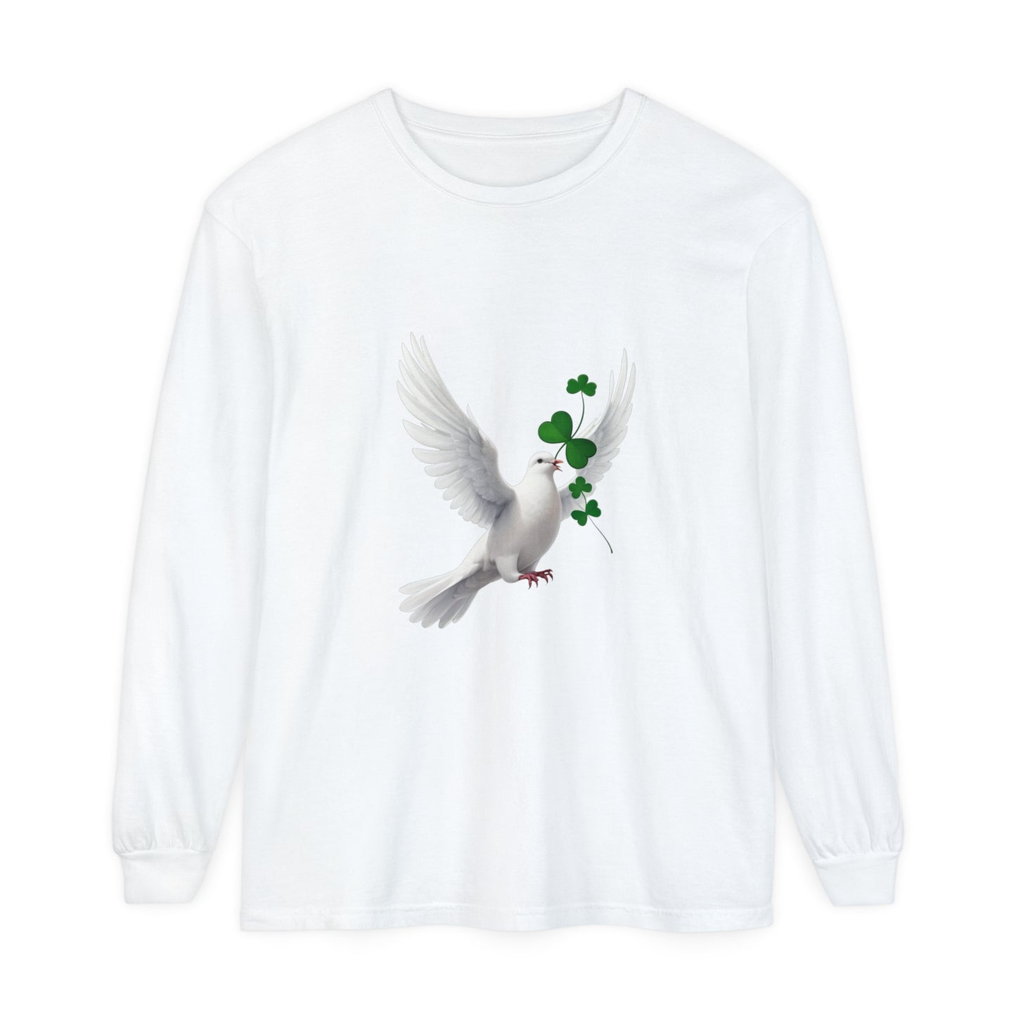 My heart is a Lucky Dove -  Long Sleeve T-Shirt