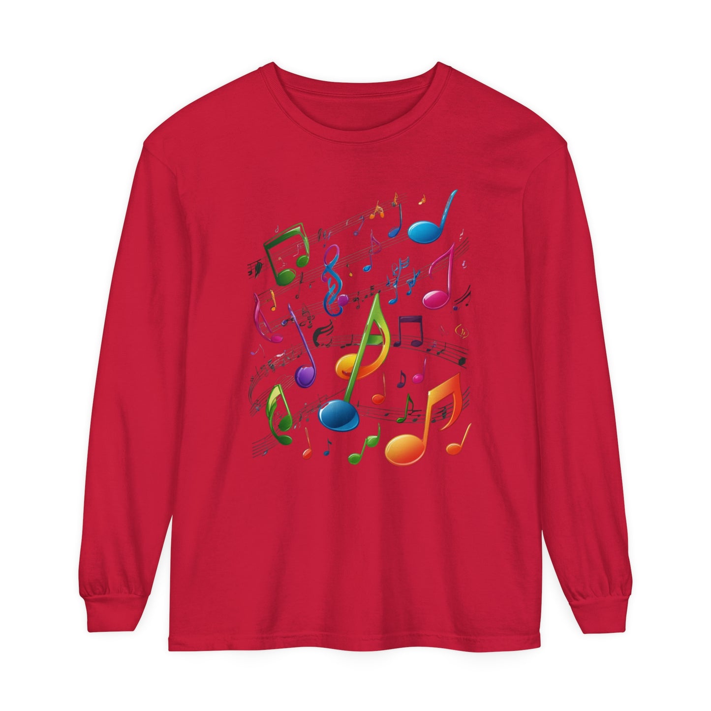 Fun Music Notes 1- Long Sleeve T-Shirt