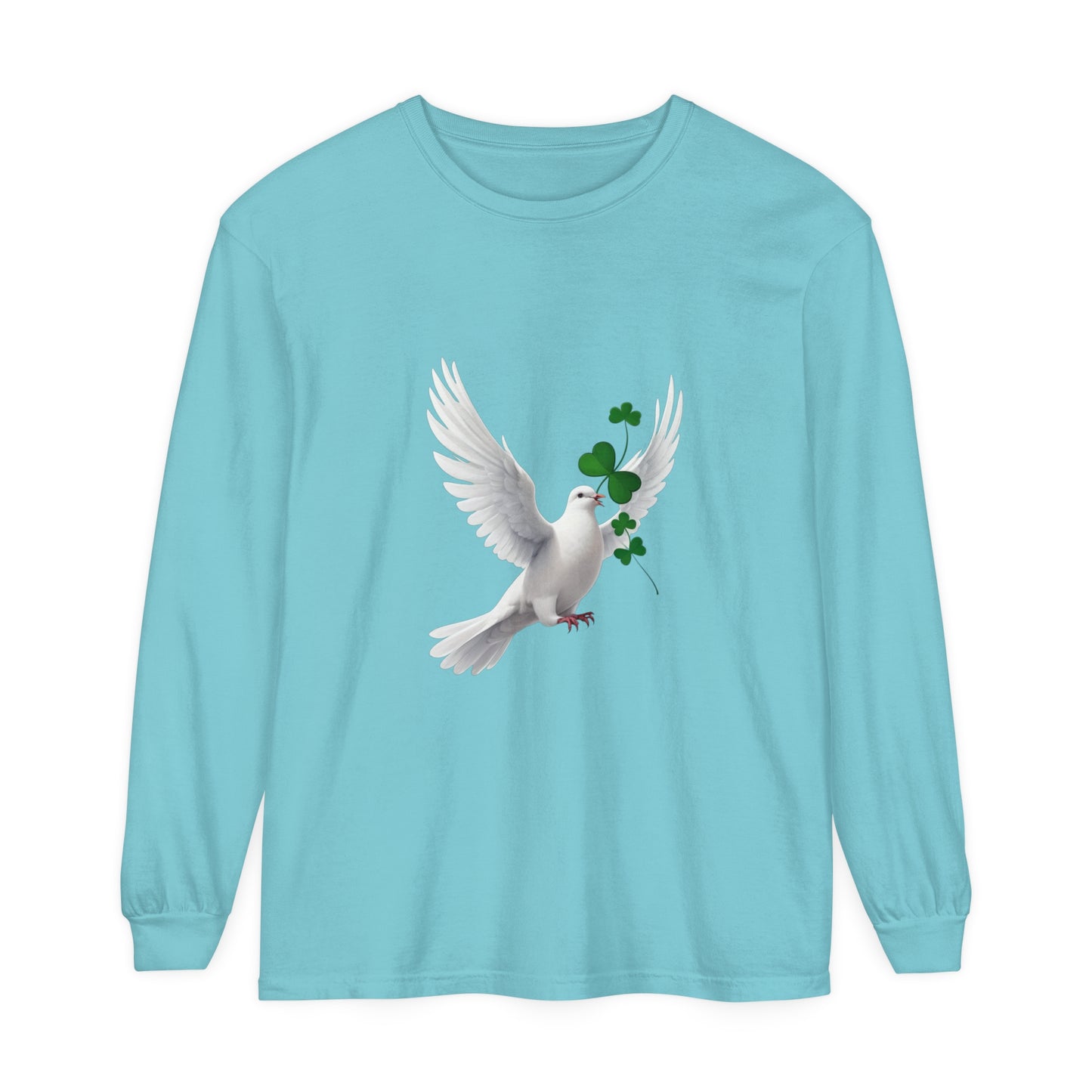 My heart is a Lucky Dove -  Long Sleeve T-Shirt