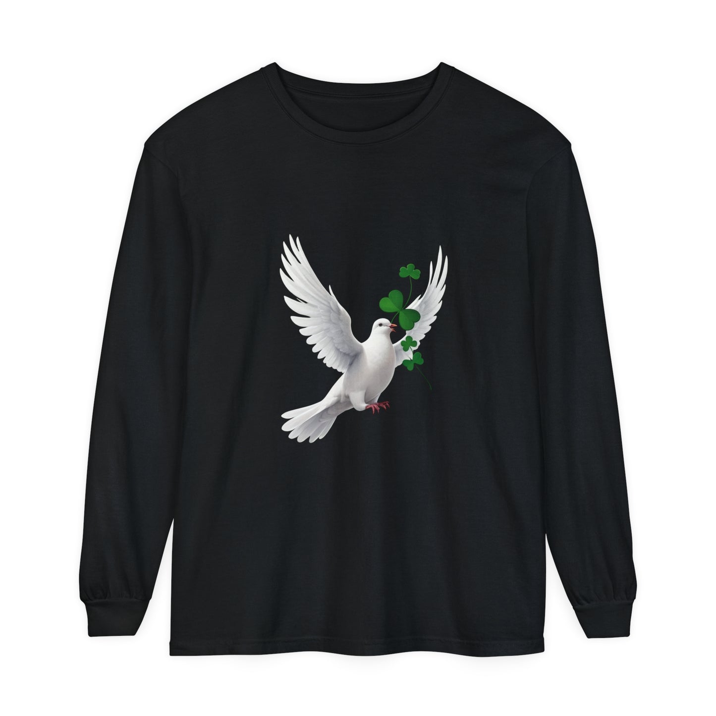 My heart is a Lucky Dove -  Long Sleeve T-Shirt