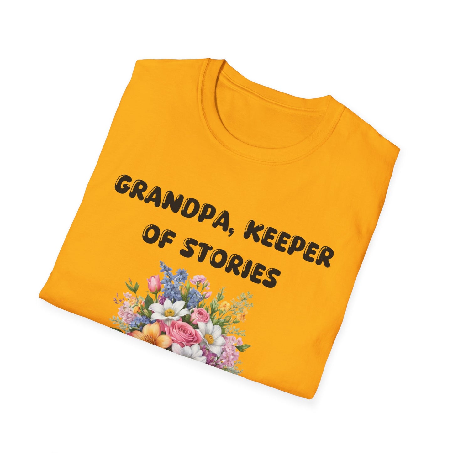 Grandpa, Keeper of Stories - T-Shirt