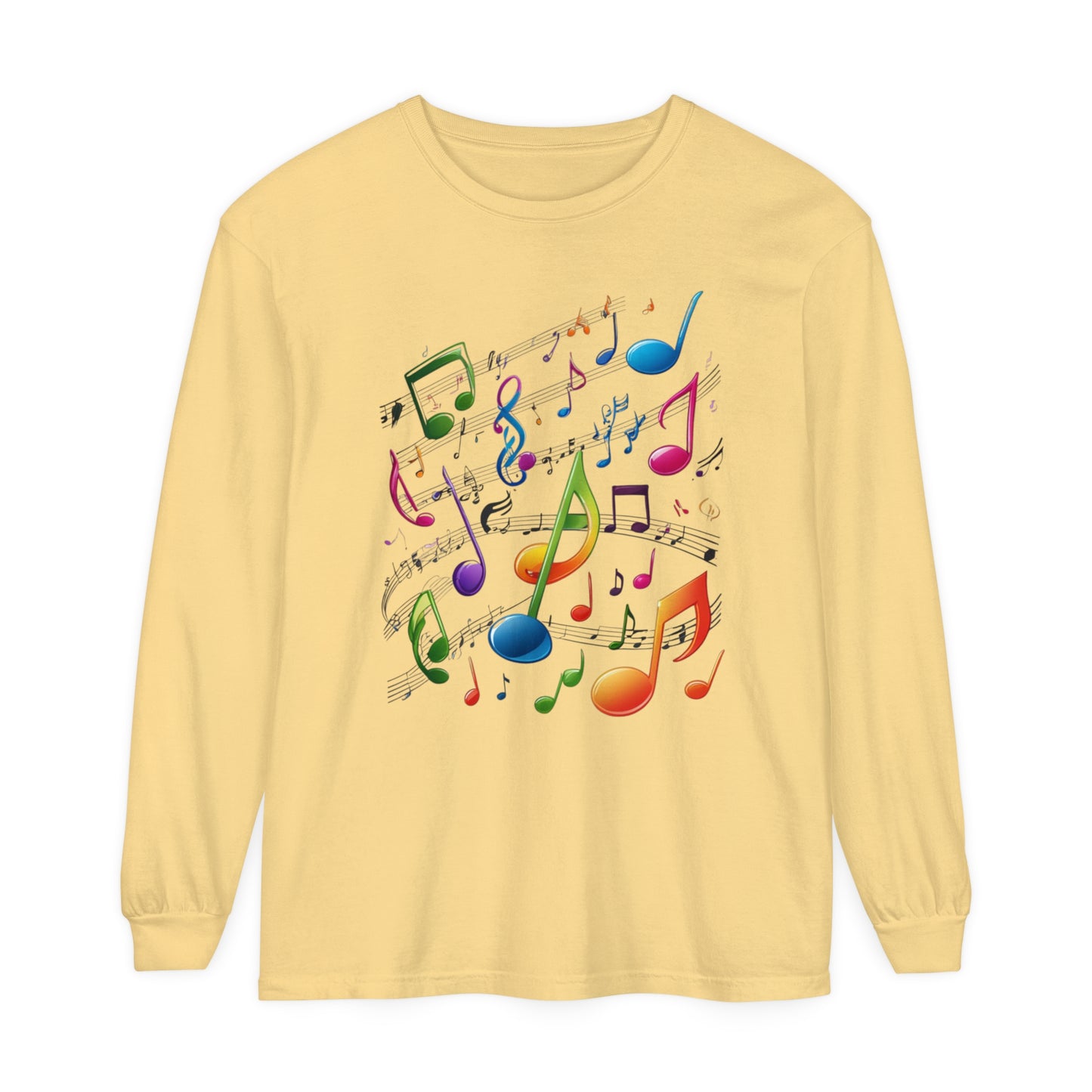 Fun Music Notes 1- Long Sleeve T-Shirt