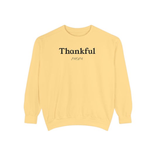 Thankful mom with flowers - SweatShirt