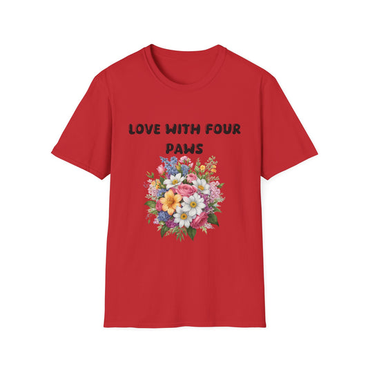 Love with four paws  T-Shirt